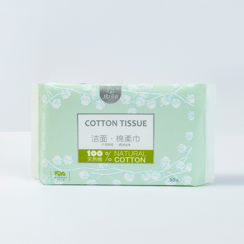 Velina per il viso in 100% cotone